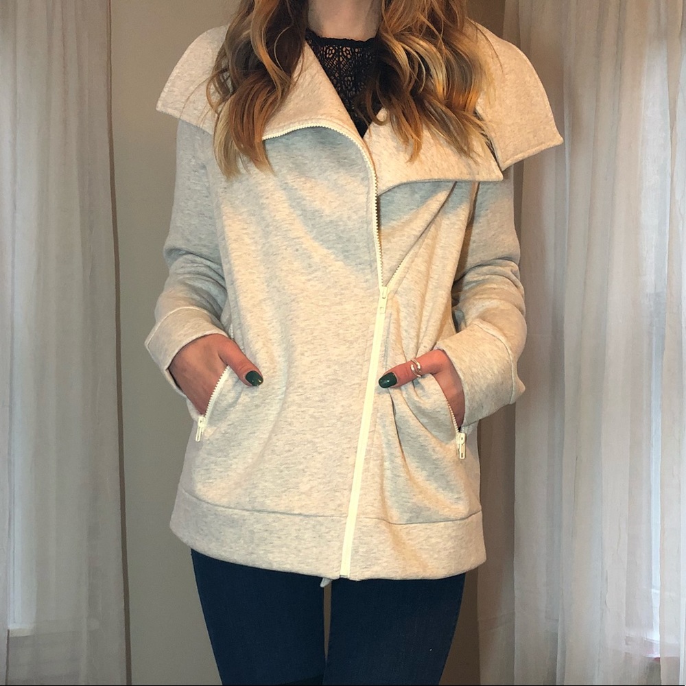Fleece Moto Jacket